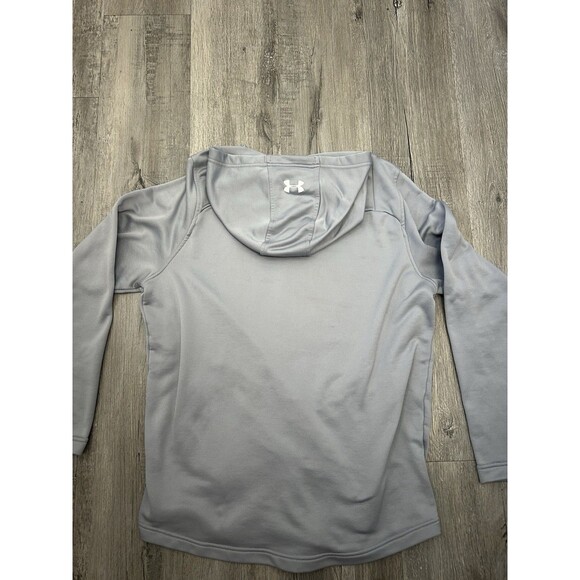 Mens Under Armour Freedom Tech Terry PO Hoodie American Flag Fitted Hoodie Large - Picture 4 of 5